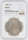 1884-O Morgan Silver Dollar NGC MS64 S$1 New Orleans Minted No Reserve