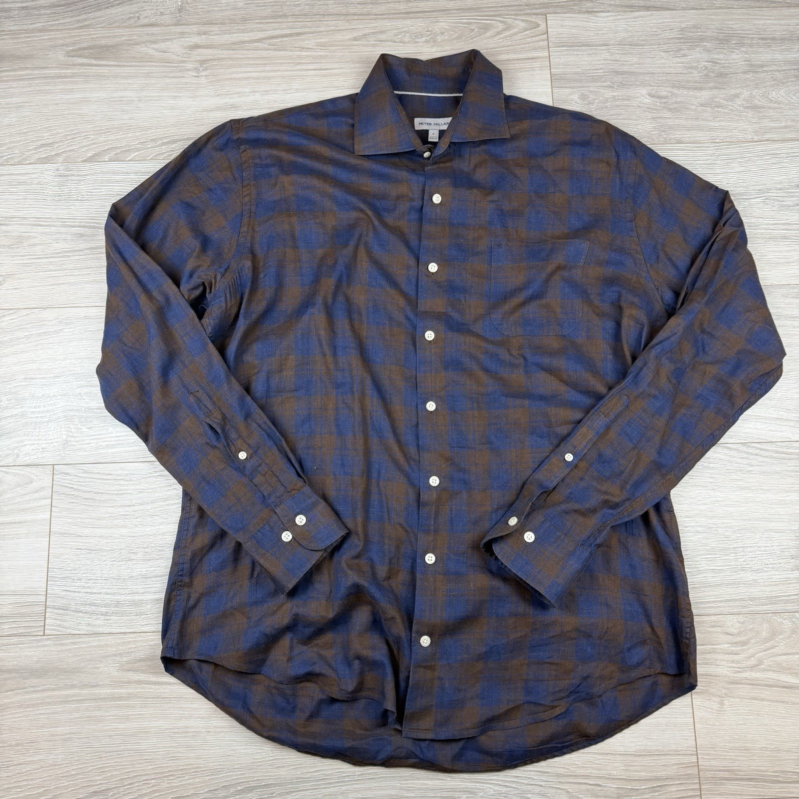 PETER MILLAR Crown Button Down Shirt Regular Fit … - image 1