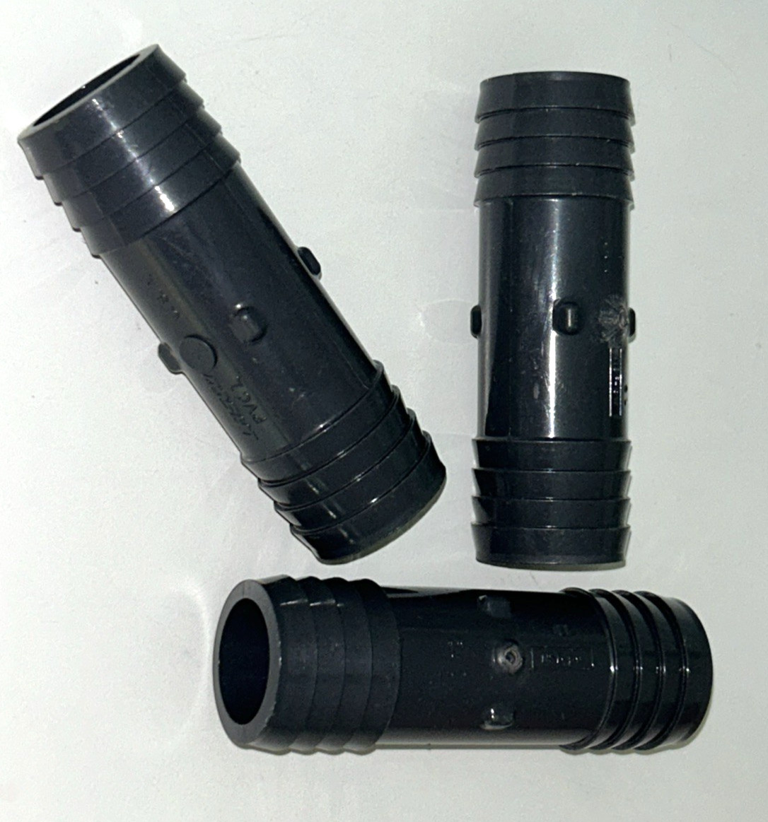 3 - Lasco 1" x 1" Inserto Acoplamiento PVC Empalme Rociador Tubo Programa 40