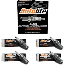 High Performance Racing Resistor Spark Plug, Pack of 4