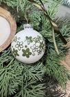 Pyrex Spring Blossom Crazy Daisy  Inspired Christmas Ornament Custom Corelle