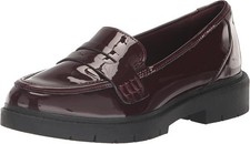 Brand New Clarks Women's Westlynn Ayla Loafer Burgundy Patent US 6
