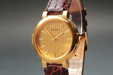 Orologio Uomo Vintage 1988 [Quasi Come Nuovo] SEIKO V701-2F30 Quadrante Oro...