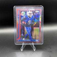 2025 Topps Chrome Joshua Palmer #31 Pigskin Refractor Buffalo Bills