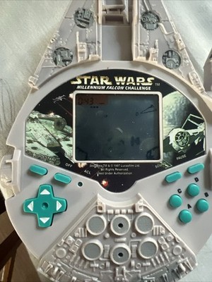 Vintage Star Wars Millennium Falcon Challenge funktionierend Tyger Elektronik Spiel