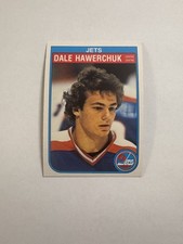 1982-83 O-Pee-Chee Dale Hawerchuk Hockey Rookie Card RC #380 Winnipeg Jets