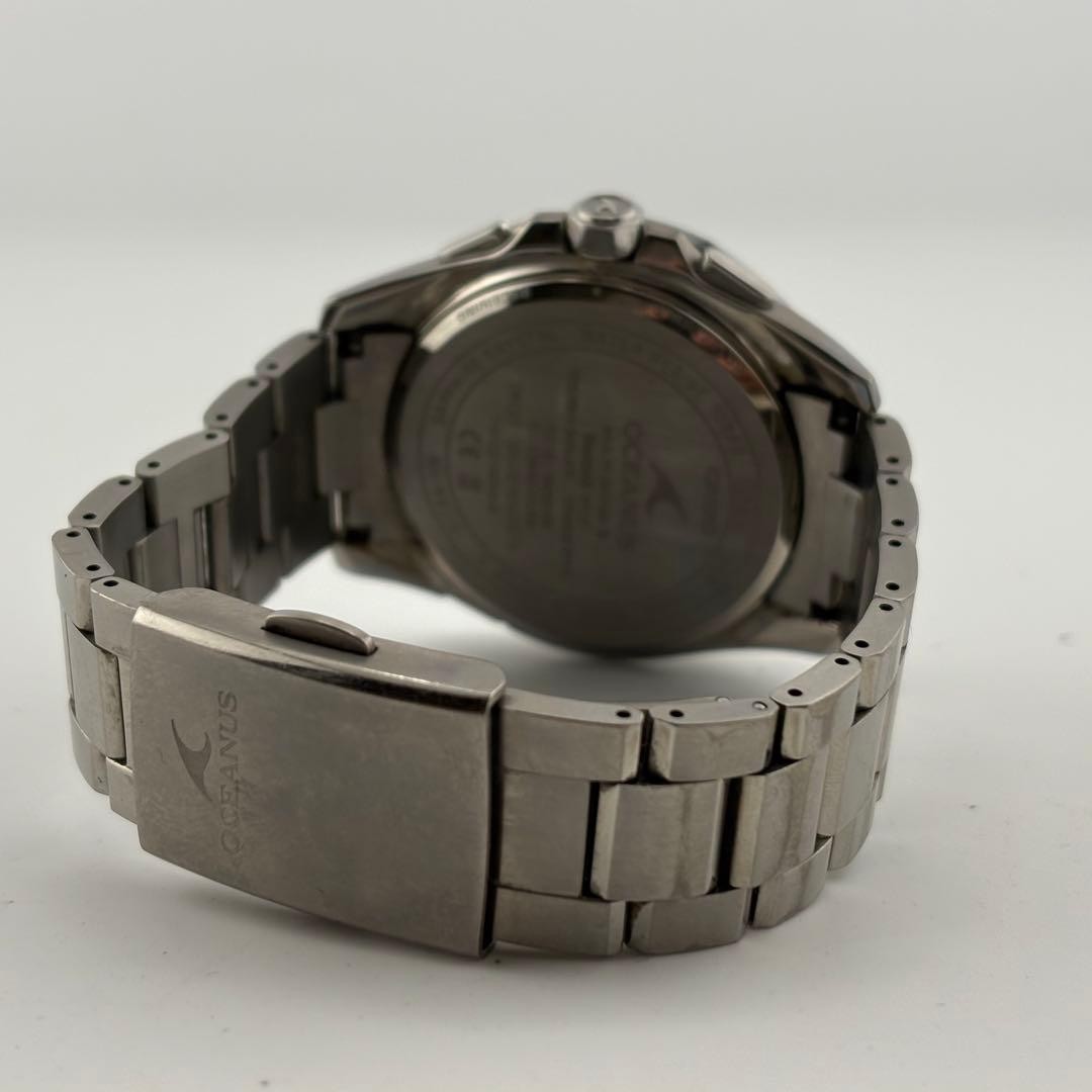 CASIO OCEANUS OCW-T3000-2AJF Solar Black Men's Watch 6.7in USED from JAPAN image 5