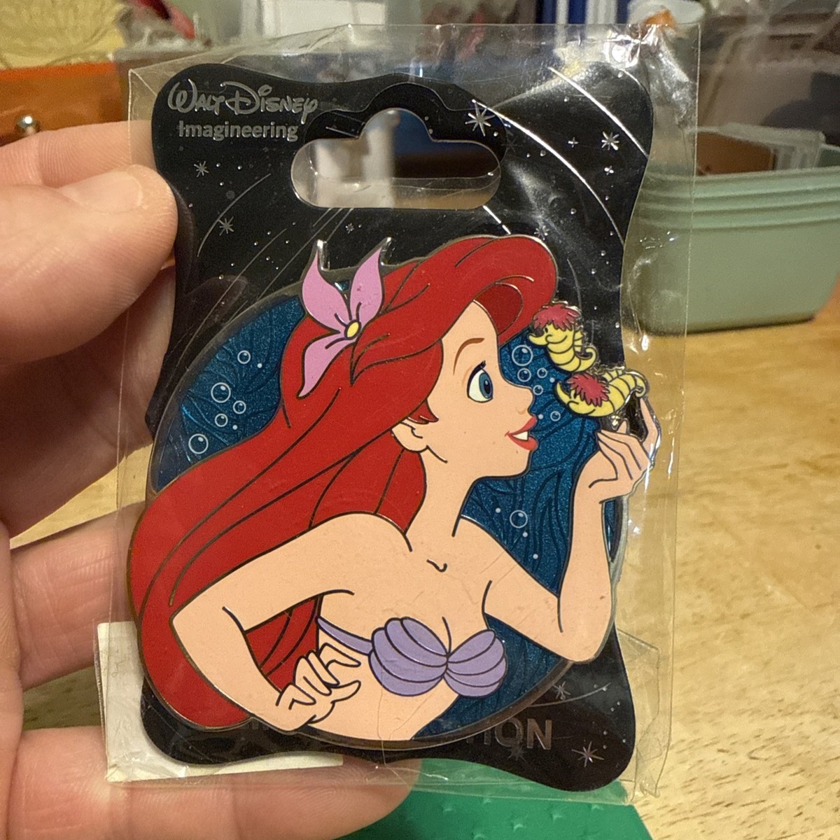 The Little Mermaid Ariel Profile Pin Disney Imagineering WDI MOG