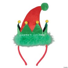 Santa's Helper Headband Party Accessory 1 count 1/Pkg - One Size Fits Most