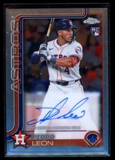 2025 Topps Chrome Pedro Leon Rookie Auto