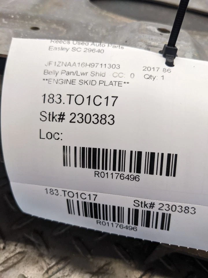 Protector de cárter de aceite Scion FR-S 2013-2017 placa de deslizamiento bajo escudo BRZ 13-17 1176496 Foto 2 de 4