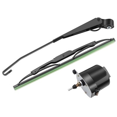 Scheibenwischermotor 12V Universal 105° Wischermotor mit Wischerarm für Trakt...