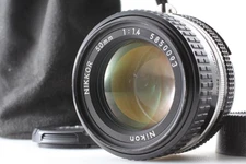 SIC 585xxxx [ N MINT w/Case ] Nikon Ai-s Ais Nikkor 50mm f1.4 MF Lens From JAPAN
