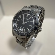 Seiko Premier 6N7600D0 Big Date Uhr Edelstahl Eleganter Zeitmesser