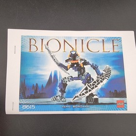 LEGO BIONICLE Vahiki BORDAKH (8615) 100% Complete w/ Disk  READ