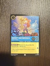 Disney Lorcana Wilds Unknown Gadget Hackwrench 147/204 Foil