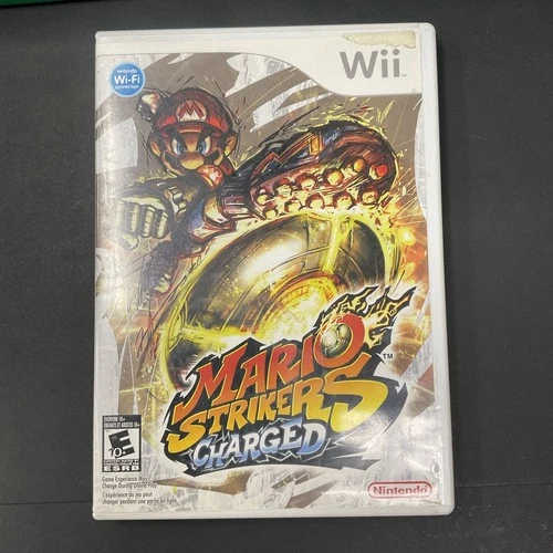 Mario Strikers Charged Nintendo Wii Complete w/ Case Manual