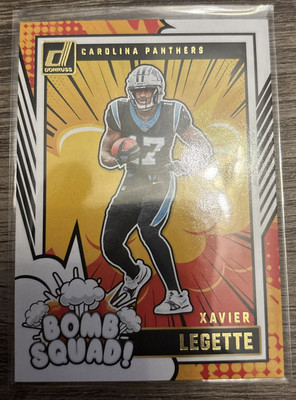 2024 Panini Donruss Football Bomb Squad Xavier Legette #24 RC
