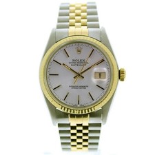 Rolex Datejust 36mm 16013 Silver Index Dial J...