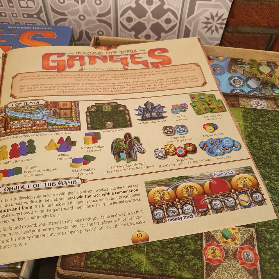 Rajas Of The Ganges Board Game - 100% Complete - Image 2 of 4