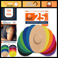 25 PCS Waterproof Adhesive Patches for Libre 1, 2, 3 Plus - Long-Lasting Senso