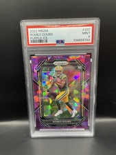 2022 Panini Prizm - Rookies Romeo Doubs #337 Purple Ice Prizm /225 (RC)