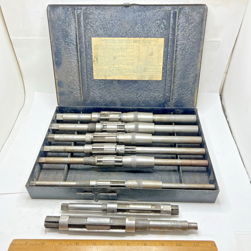 8-Vintage LO Beard -Chadwick - MR & T Co Precision Pilot Reamer Set (INCOMPLETE)