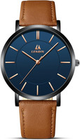 Ln Lenqin Uhren Herren Uhr 30M Wasserdichte Armbanduhr Analog Quarzuhr