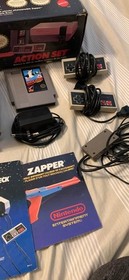 Nintendo Entertainment System (NES Action Set, 1987) - CIB Complete Tested