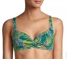 Bikini Top Tropical Lands End Bathing Suit Si...