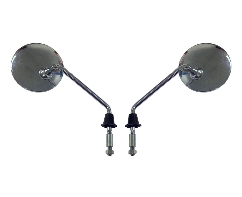 Retroviseurs gauche et droit generiques pour Vespa ET4 Chrome 1997-2005 - Photo 1/1