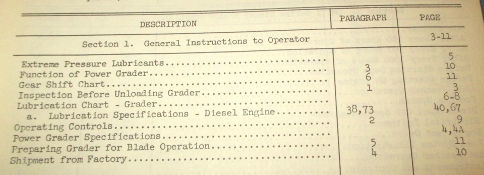 Clark No. 485 Super 99 Motor Power Grader Operators & Service Manual ORIGINAL! - Image 3 of 4