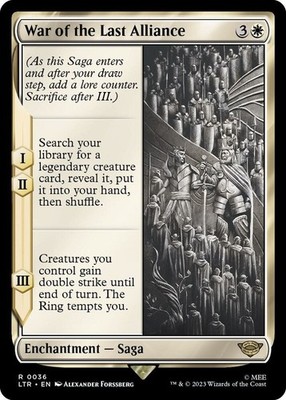 x1 War of the Last Alliance x1 MTG Lord of the Rings Magic The Gathering
