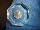 1942-SILVER-WALKING LIBERTY HALF DOLLAR COIN,PAPERWEIGHT