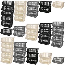 Vegetable Fruit Storage Basket 1 2 3 4 5 Tier Kitchen Stacking Stackable Rack