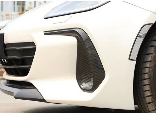 Carbon Fiber Front Bumper Side Air Vent Outlet Trim Frame For Subaru BRZ 2022-23 - Picture 4 of 6