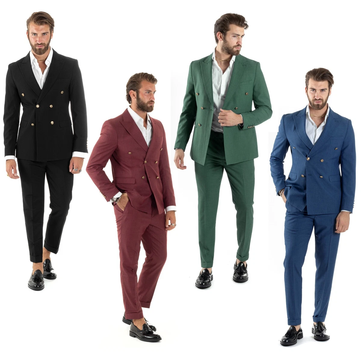 Gilet Uomo Slim Fit Senza Maniche In Tessuto Verde Foglia - Abito Formale Da Sposo O Cerimonia, Taglie XS-XL, ERZTIAY