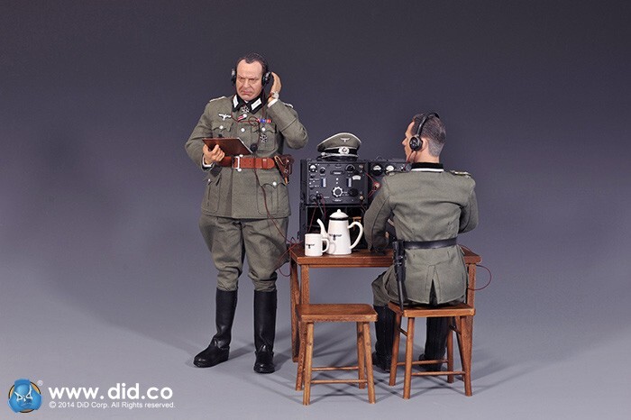 Did D80096 1/6 GERMAN WWII MAJOR ACHBACH Communications Set #1