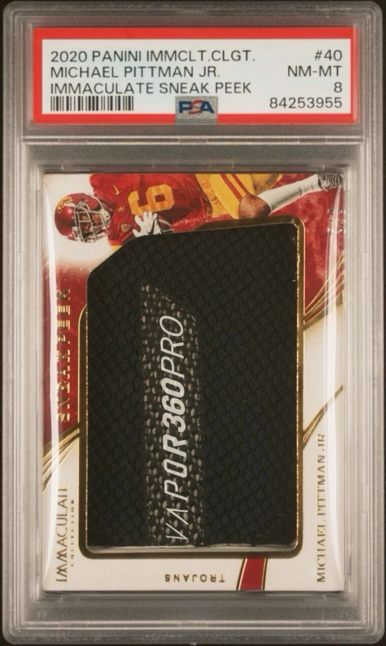 Michael Pittman Jr. Panini Immaculate Collegiate Immaculate Sneak Peek #40 Base