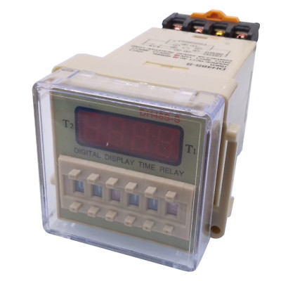 NJ STOCK  AC 110V Digital Precision Programmable Time Delay Relay DH48S-S & Base