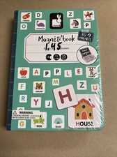 Janod Magneti'book English Alphabet Childrens Educational Box Game Toy 3Yrs New