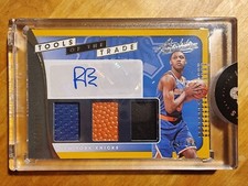 2019-20 RJ Barrett Absolute Memorabilia Tools Of The Trade Patch Auto /199