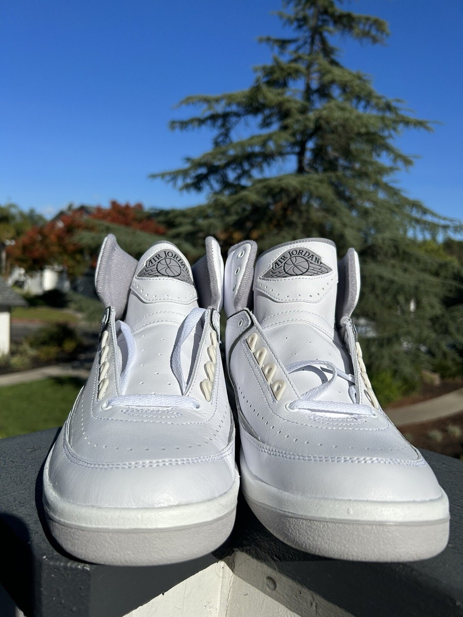 Nike Air Jordan 2 Retro Cement Grey White DR8884-100 Mens | eBay