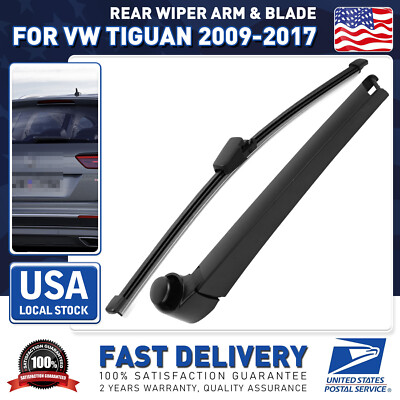 New Rear Wiper Arm & Blade For 2009-2017 Volkswagen Tiguan Back Windscreen Wiper