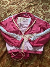 Women's Pink Windbreaker Tracksuit  Loungewear  Pant Set  XL  BRAND NEW 