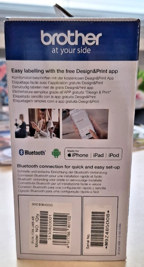 BROTHER P-TOUCH CUBE PT-P300BT - ETICHETTE/NASTRI 12MM - iOS/ANDROID/BT - Immagine 3 di 4