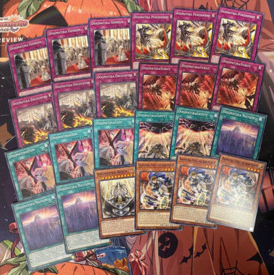 YUGIOH - DOGMATIKA DECK CORE - GENESIS, PUNISHMENT, NATION, NEXUS, IRON PUNCH