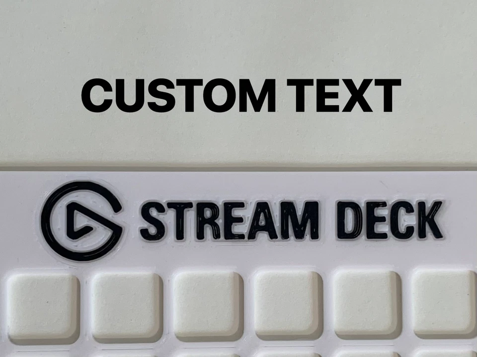 Elgato Stream Deck XL Cover with Custom Text And Colour Options! - Image 3 of 4