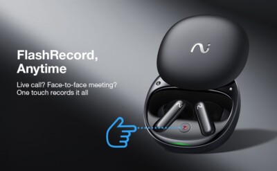 Viaim RecDot – Auricolari Wireless AI Con Trascrizione Live Per Conferenze – Colore Argento