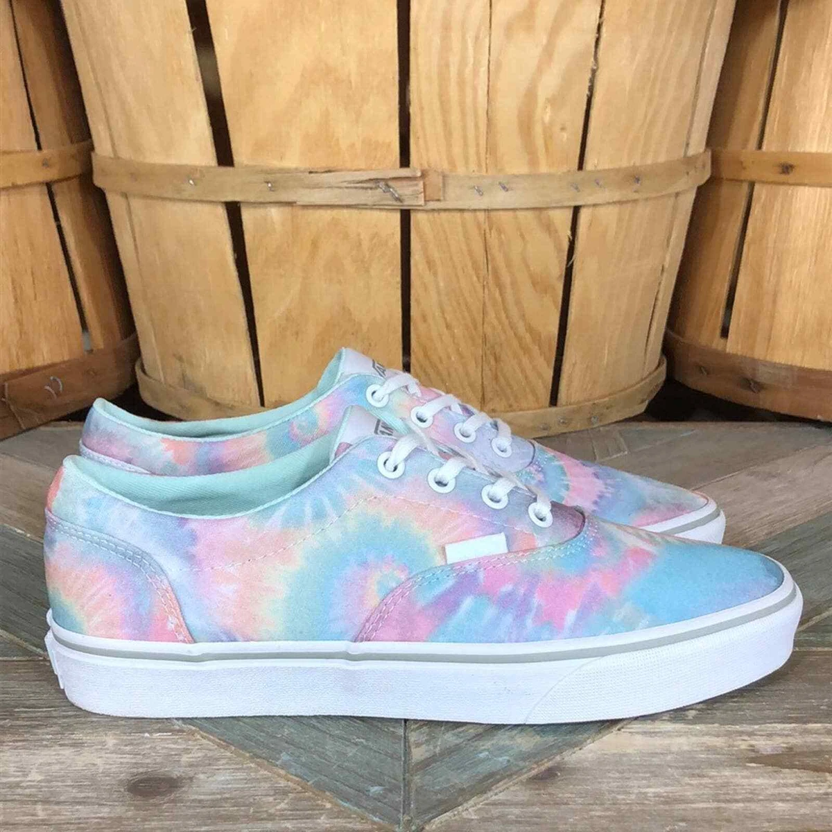Pastel multi colored vans sale